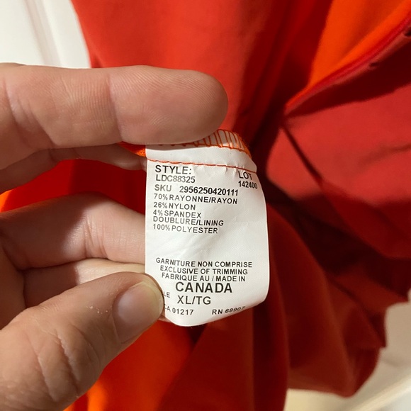 Le chateau orange dress size xl. Worn once - Picture 4 of 5